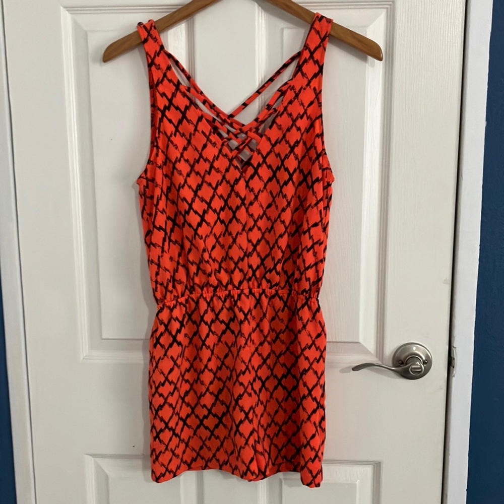 Silence and Noise orange romper